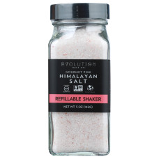 EVOLUTION SALT CO.: Gourmet Pink Himalayan Salt Refillable Shaker, 5 oz EVOLUTION SALT CO.: Gourmet Pink Himalayan Salt Refillable Shaker, 5 oz