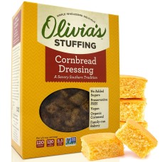 OLIVIAS CROUTONS: Cornbread Stuffing, 12 oz
