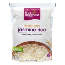 TRUE GOODNESS: Entree Rice Jasmine, 8.8 oz