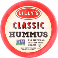 LILLY'S: Classic Hummus, 12 oz