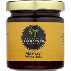 CALIFORNIA SIGNATURE FLAVORS: Merlot Jelly Wine, 5.5 oz