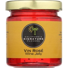 CALIFORNIA SIGNATURE FLAVORS: Vin Rose  Jelly Wine, 5.5 oz