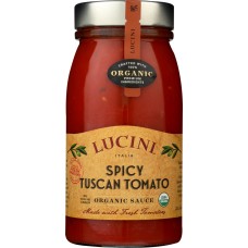 LUCINI: Italia Tomato Sauce Spicy Tuscan, 25.5 oz