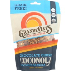 GRANDY OATS: Dark Chocolate Coconola, 9 oz