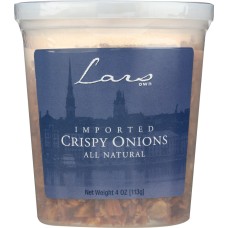 LARS OWN: All Natural Imported Crispy Onions, 4 oz
