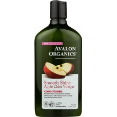 AVALON ORGANICS: Smooth Shine Apple Cider Vinegar Conditioner, 11 oz