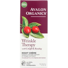 AVALON ORGANICS: CoQ10 Repair Wrinkle Defense Night Cream, 1.75 oz