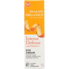 AVALON ORGANICS: Intense Defense Vitamin C Renewal Revitalizing Eye Cream, 1 oz