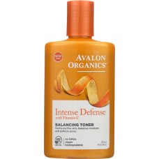 AVALON ORGANICS: Intense Defense Vitamin C Balancing Toner, 8.5 oz