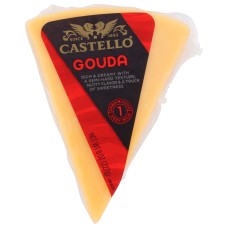 CASTELLO: Gouda Cheese Pie Cut, 8 oz