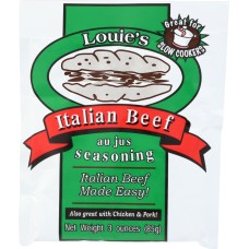 LOUIES: Ssnng Ital Beef, 3 oz