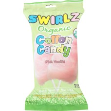 SWIRLZ COTTON CANDY: Organic Cotton Candy Pink Vanilla, 3.1 oz