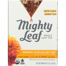 MIGHTY LEAF: Tea African Nectar Organic, 15 bg