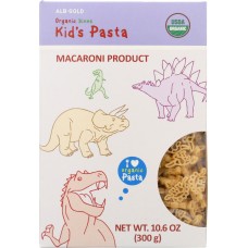 ALB GOLD: Organic Kids Dinosaur Shapes Pasta, 10.6 oz