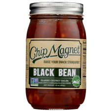 CHIP MAGNET: Salsa Black Bean, 16 oz