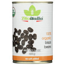BIOITALIA: Black Beans, 14 oz