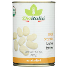 BIOITALIA: Butter Beans, 14 oz