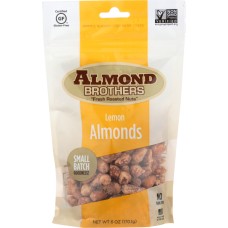 ALMOND BROTHERS: Almonds Whole Lemon, 6 oz