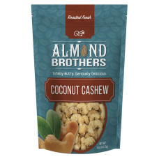 ALMOND BROTHERS: Coconut Cashews, 6 oz