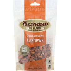 ALMOND BROTHERS: Cashews Cinnamon, 6 oz