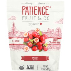 PATIENCE FRUIT & CO: Cranberries Sweetened Dried Organic, 10 oz