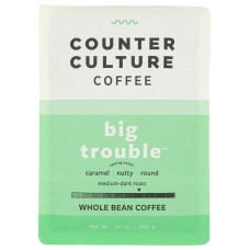 COUNTER CULTURE: Big Trouble Whole Bean Coffee, 24 oz