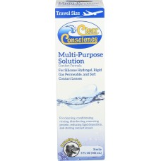 CLEAR CONSCIENCE: Contact Lenses Solution Multipurpose, 3 oz