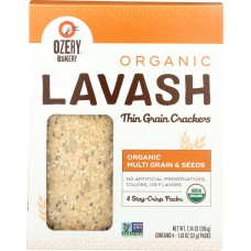 OZERY BAKERY: Cracker Multi Grain Lavash Organic, 7.34 oz