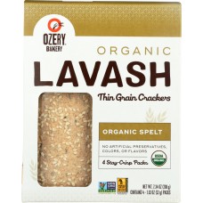 OZERY BAKERY: Cracker Organic Spelt Lavash, 7.34 oz
