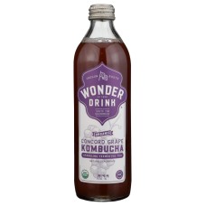 KOMBUCHA WONDER DRINK: Tea Concord Grape, 14 oz