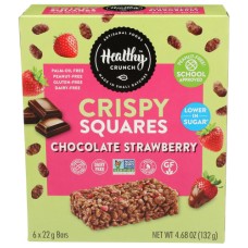 HEALTHY CRUNCH: Square Crisp Choc Stwbry, 4.68 oz