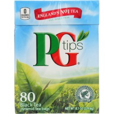P G TIPS: Black Tea Pyramid Tea Bags, 80 bg