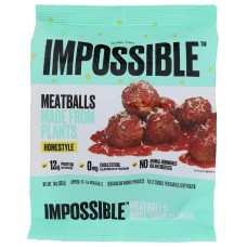 IMPOSSIBLE FOODS: Meatballs Plant Based, 14 oz