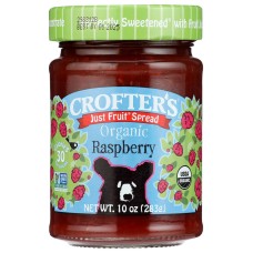 CROFTERS: Organic Raspberry Fruit Spread, 10 oz