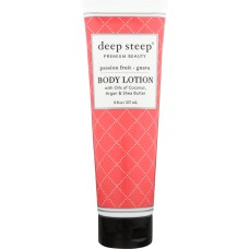 DEEP STEEP: Body Lotion Passion Fruit Guava, 8 oz