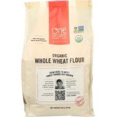 ONE DEGREE: Flour Whole Wheat Organic, 80 oz