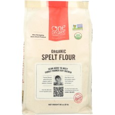 ONE DEGREE: Flour Spelt Organic, 80 oz