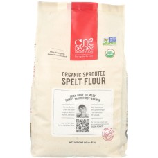 ONE DEGREE: Organic Sprouted Spelt Flour, 80 Oz