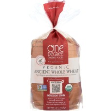 ONE DEGREE: Veganic Ancient Whole Wheat Bread, 22 oz