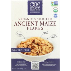 ONE DEGREE ORGANIC FOODS: Veganic Sprouted Ancient Maize Flakes, 12 oz