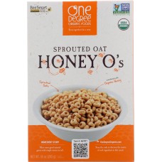 ONE DEGREE: Organic Sprouted Oat Honey O's Cereal, 10 oz