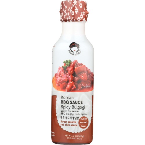 JAYONE Spicy Sauce Korean Bbq, 12 oz