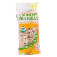 JAYONE: Crunchy Rice Roll Banana Cream, 2.1 oz