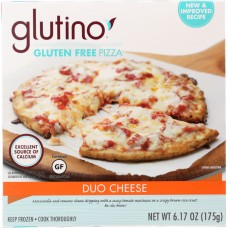 GLUTINO: Duo Cheese Pizza, 6.2 oz
