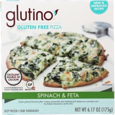 GLUTINO: Spinach and Feta Pizza, 6.2 oz
