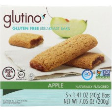 GLUTINO: Bar Oven Baked Apple, 7.05 oz