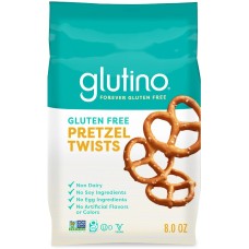 GLUTINO: Gluten Free Pretzel Twists, 8 oz
