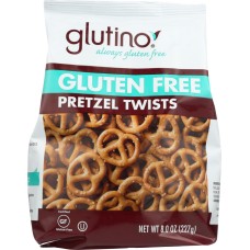 GLUTINO: Gluten Free Pretzel Twists, 8 oz