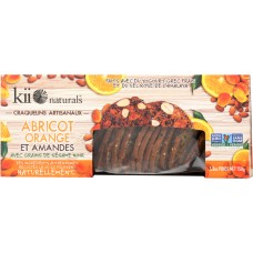 KII NATURALS: Apricot Orange & Almond Crisps, 5.3 oz