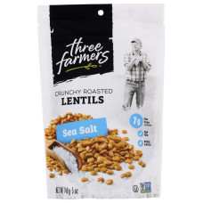THREE FARMERS FOODS INC: Snack Lentil Lightly Salted, 140 gm THREE FARMERS FOODS INC: Snack Lentil Lightly Salted, 140 gm